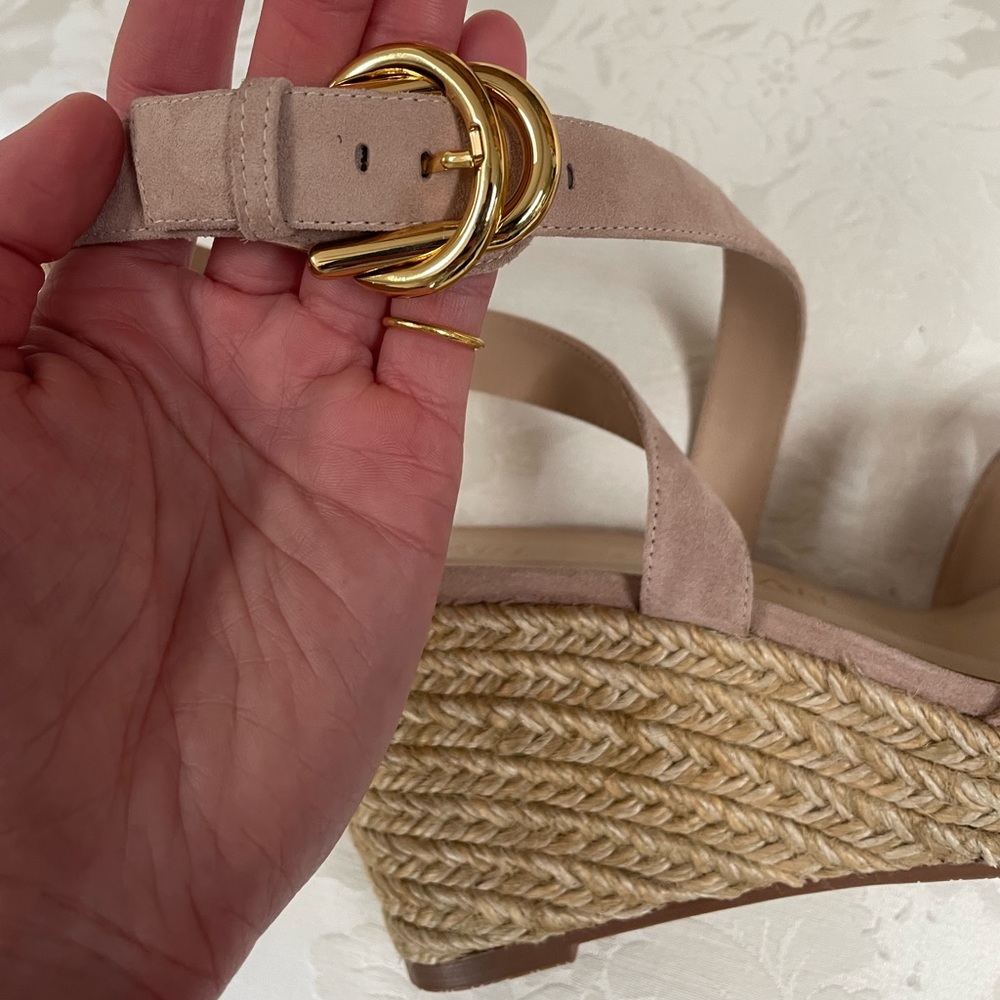 BRAND NEW Stuart Weitzman Espadrille Wedge Heel - Picture 4 of 6